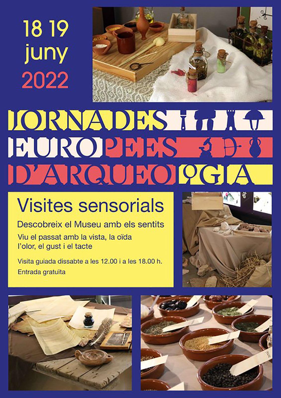 cartell Jornades Europees d'Arqueologia 2022 a Guissona