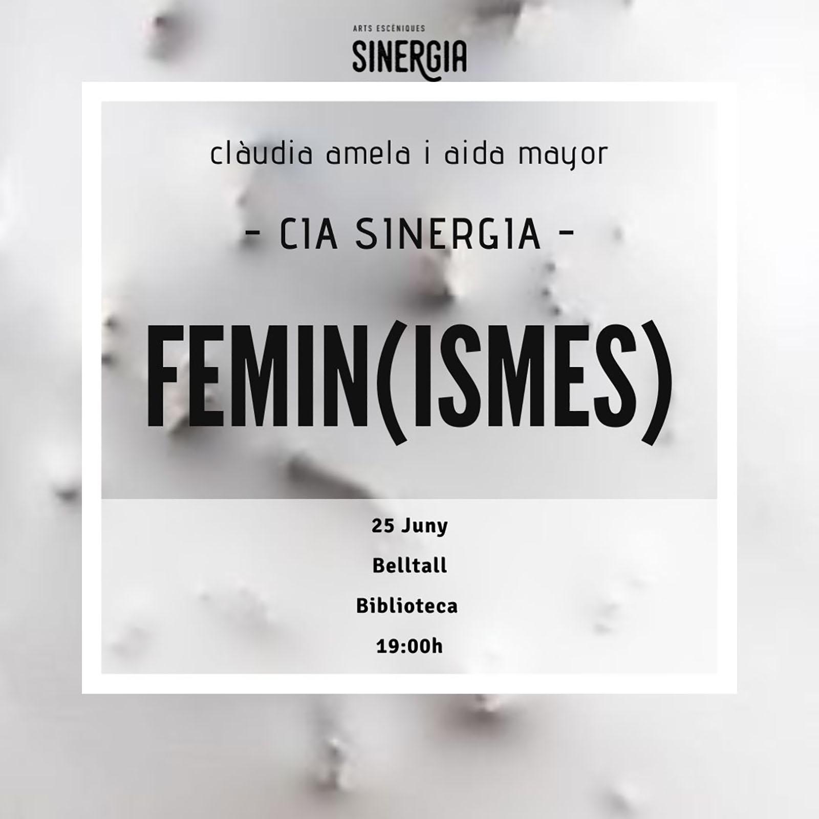 cartell Teatre 'Femin(ismes)'