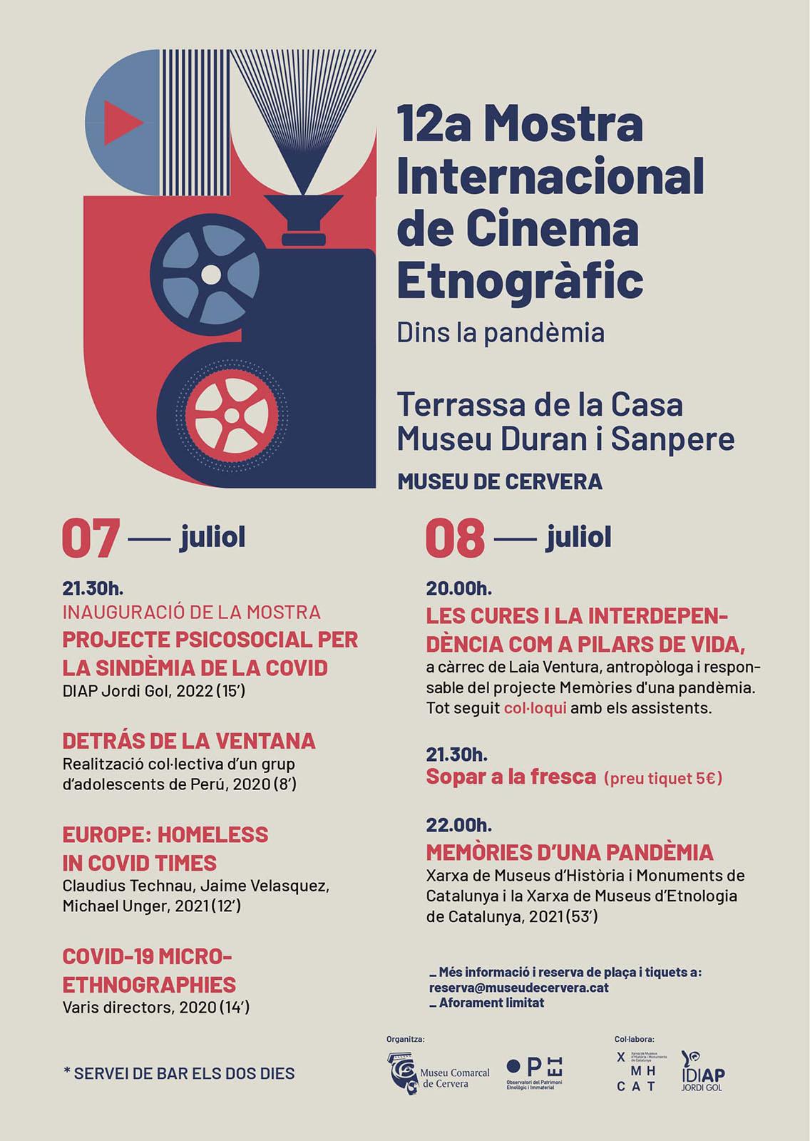 cartell 12a Mostra Internacional de Cinema Etnogràfic