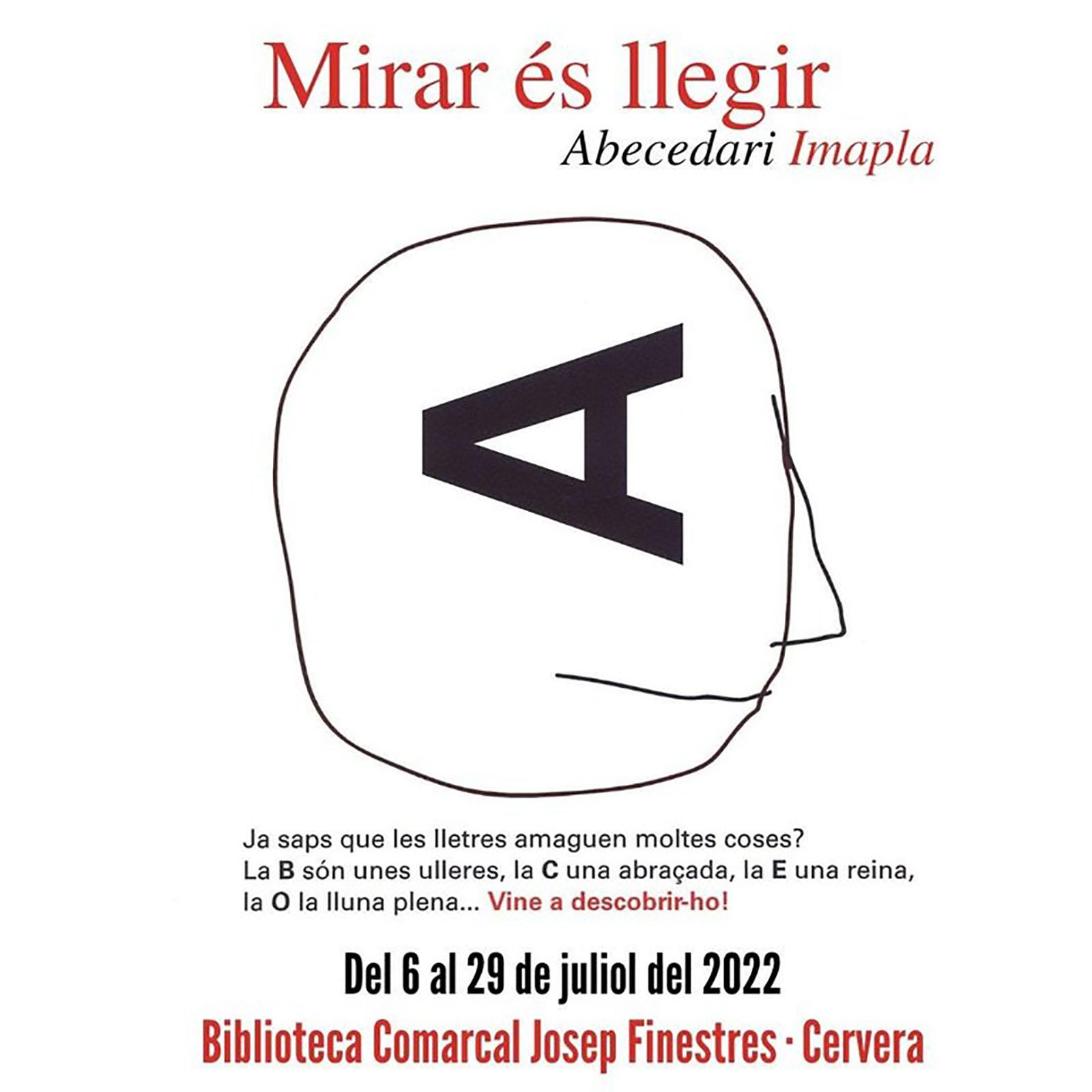 cartell Exposició 'Mirar és llegir'