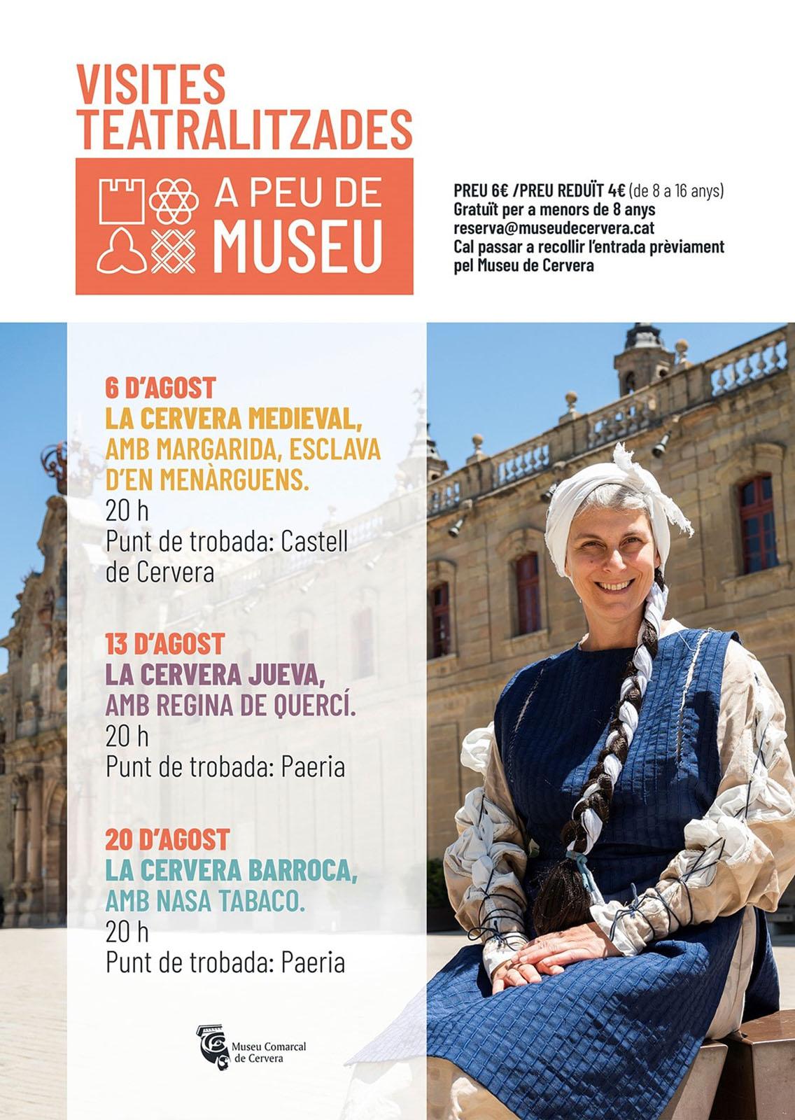 cartell Visites teatralitzades 'A peu de Museu'