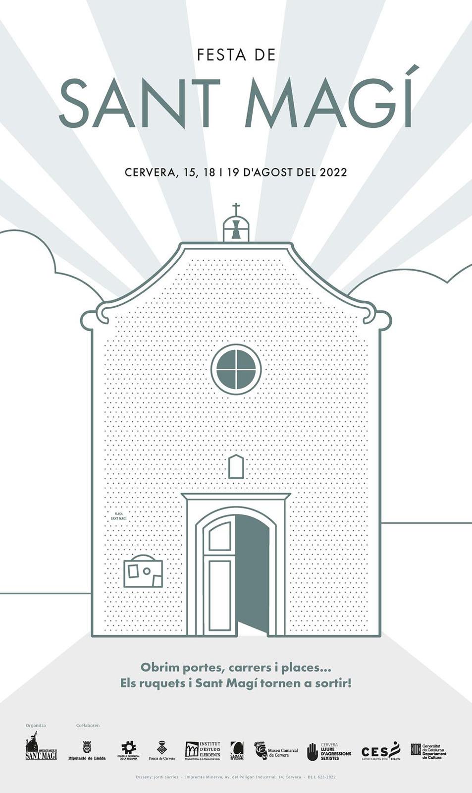 cartell Festa de Sant Magí 2022