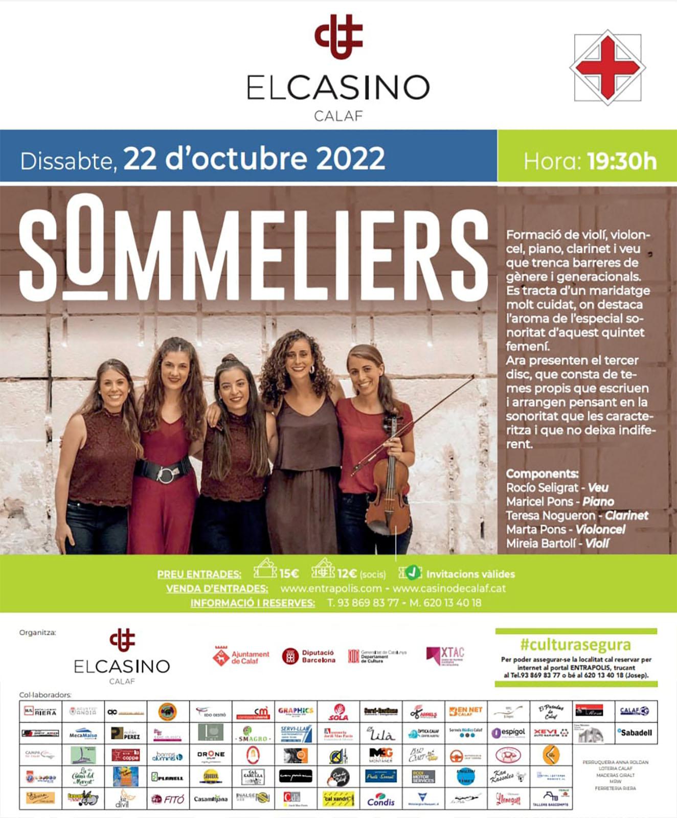 cartell Concert 'Sommeliers'