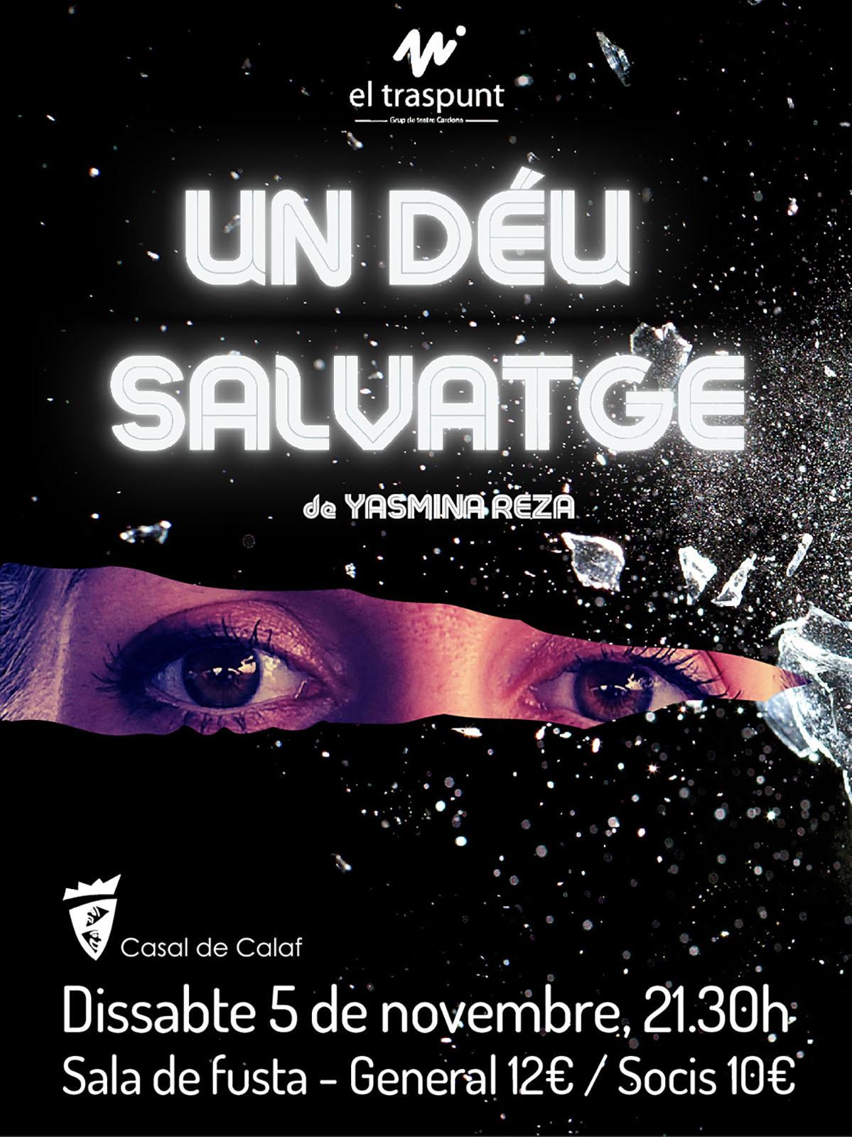 cartell Teatre 'Un Déu salvatge'