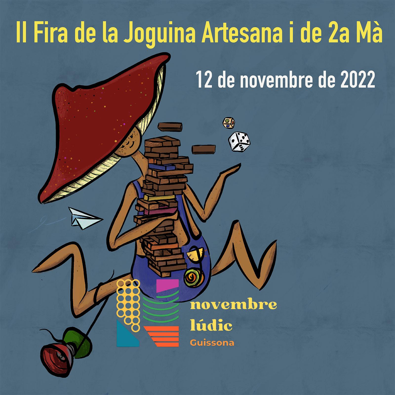 cartell Fira de la Joguina Artesana i de segona mà