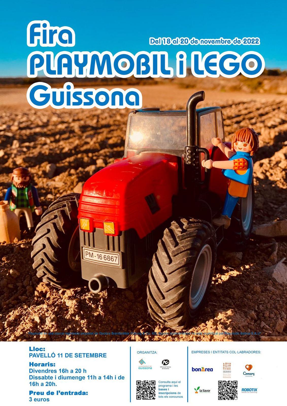 cartell II Fira Playmobil i LEGO