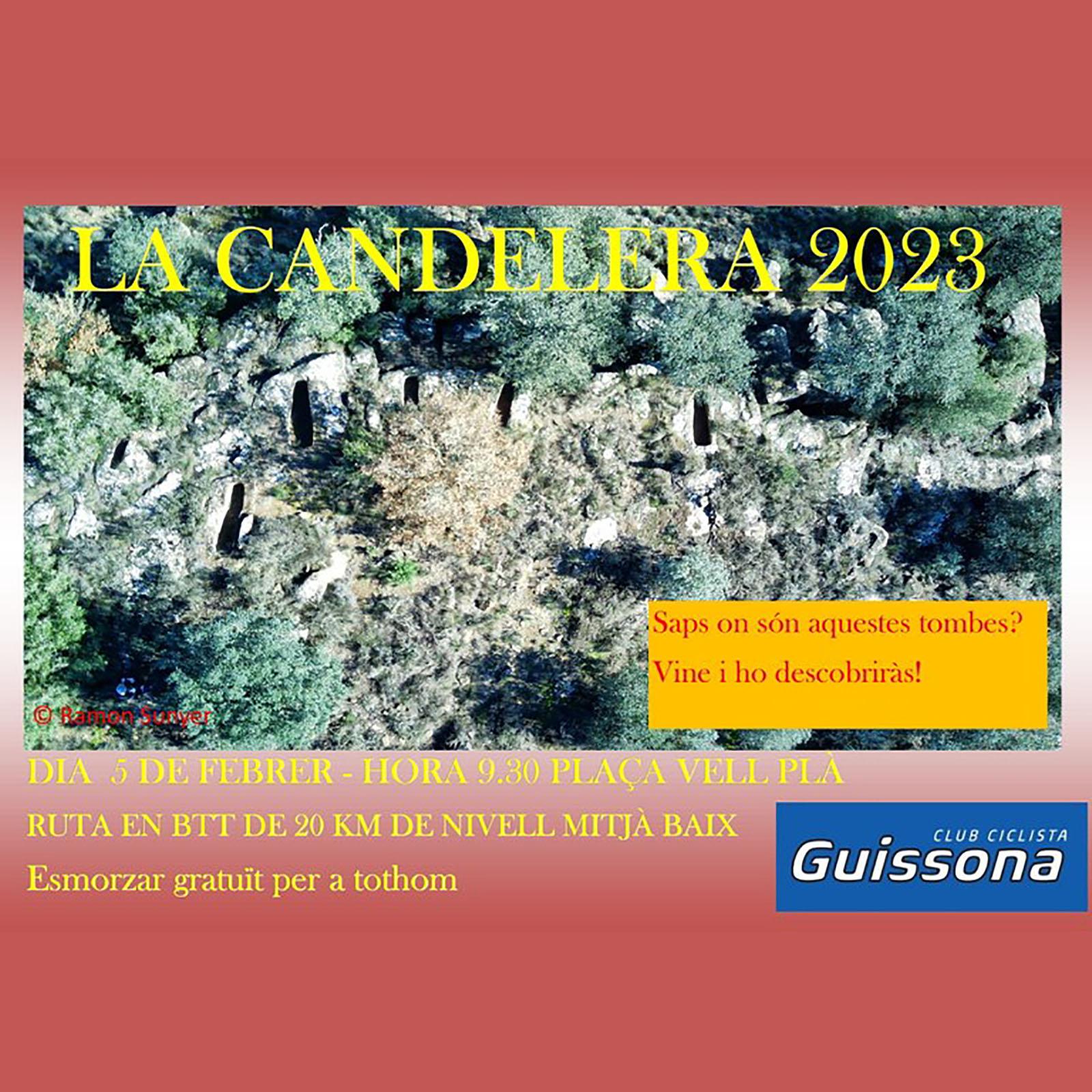 cartell Sortida BTT 'La Candelera' 2023