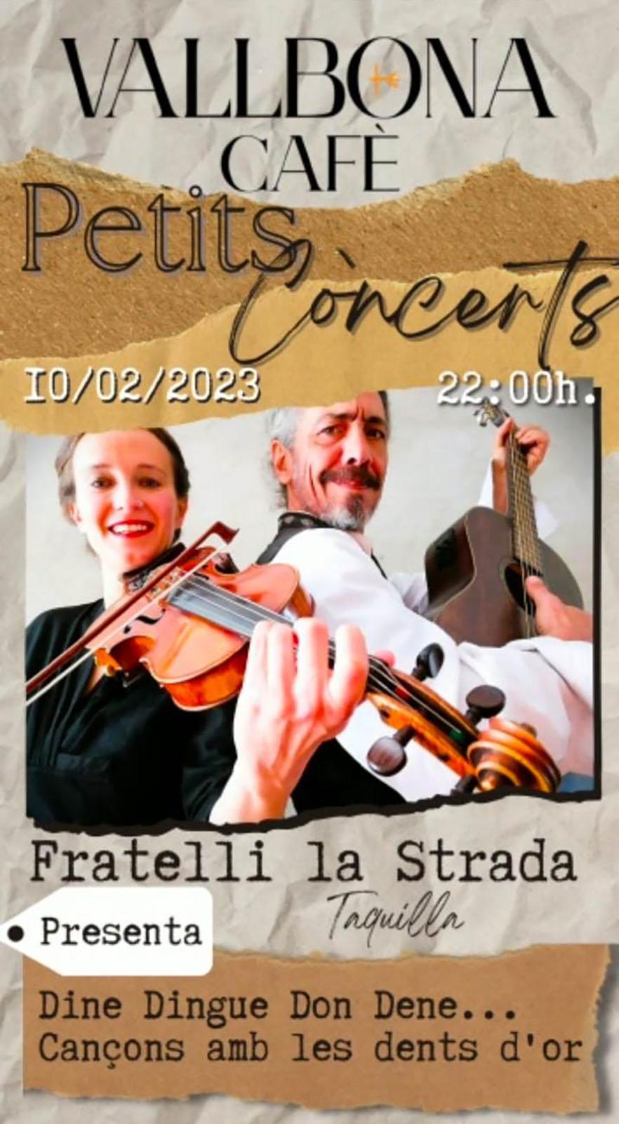 cartell Concert 'Fratelli la Strada'