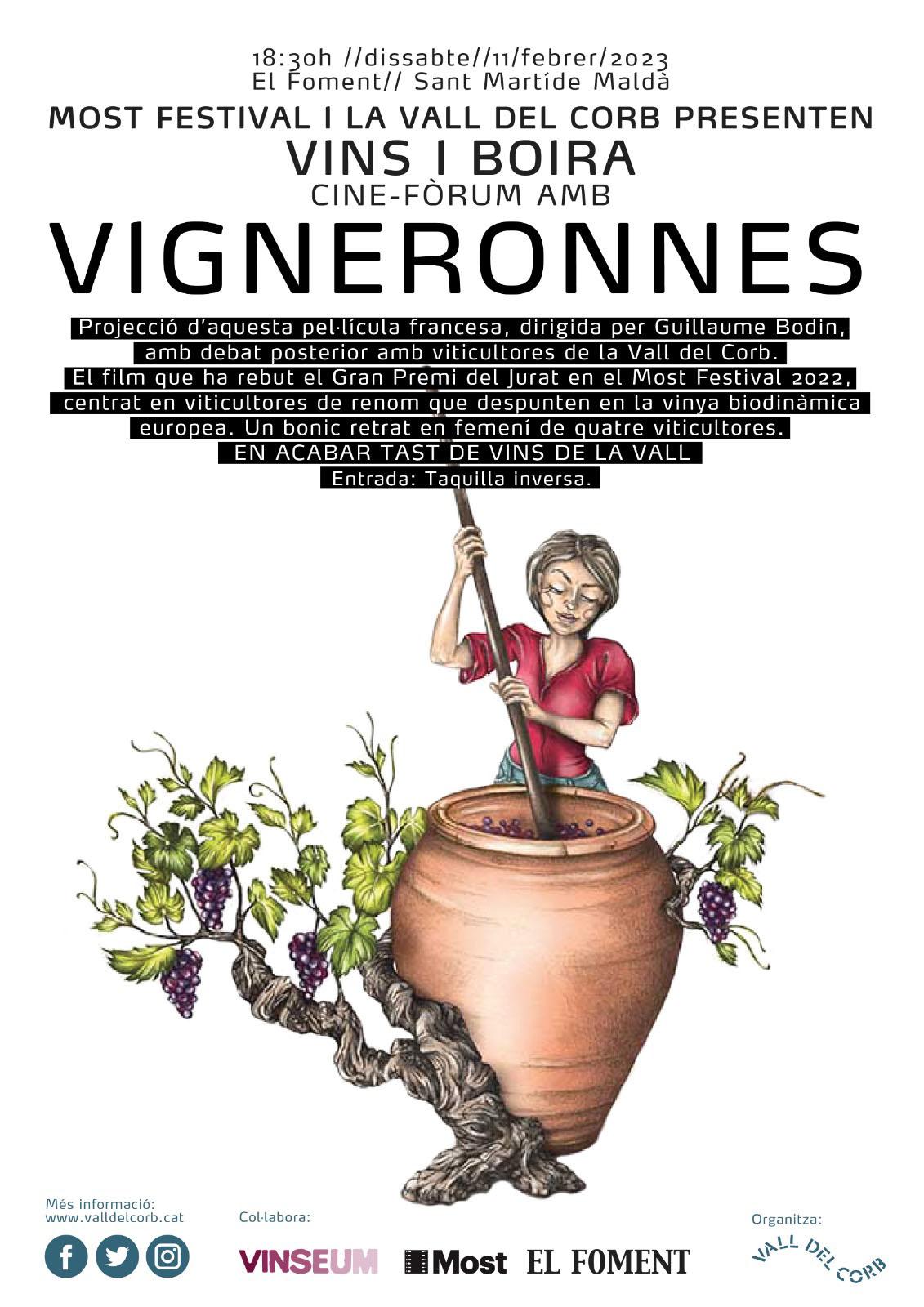 cartell Cine-fòrum 'Vigneronnes'