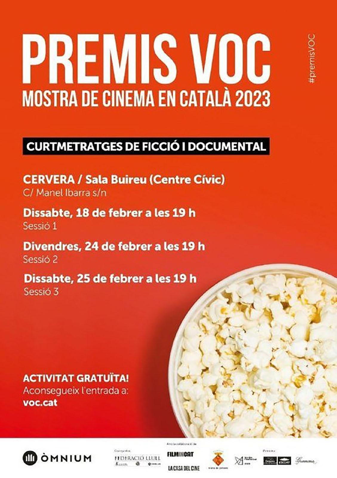 cartell Premis VOC Mostra de cinema en català