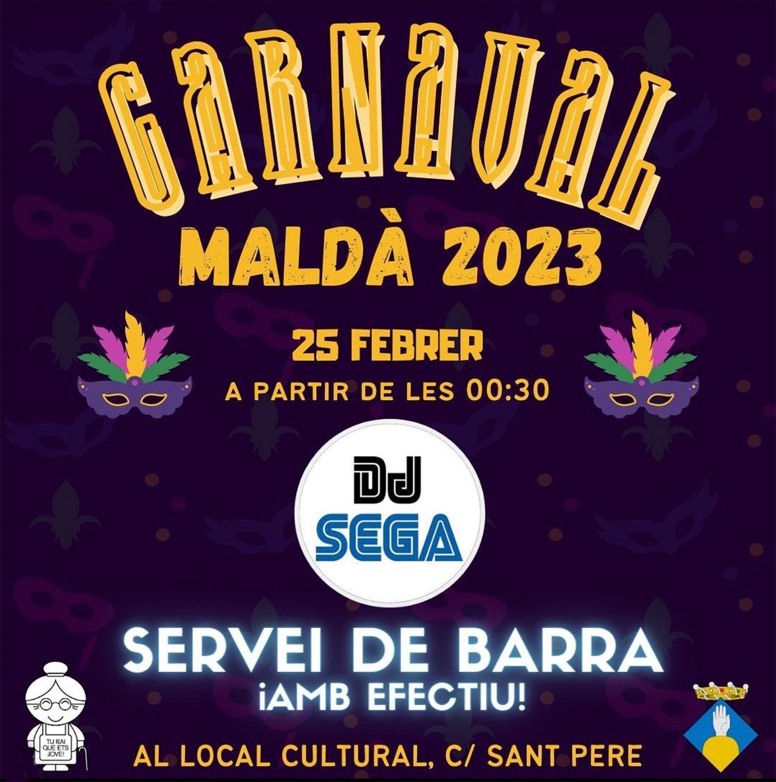 cartell Carnaval de Maldà 2022