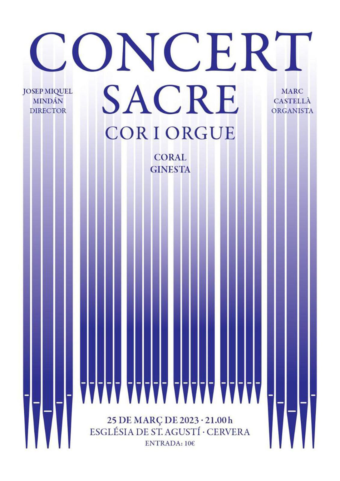 cartell Concert Sacre