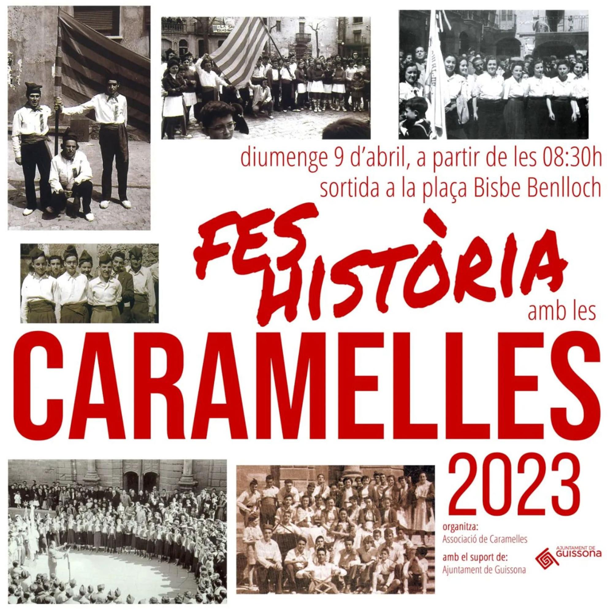 cartell Caramelles 2023 a Guissona