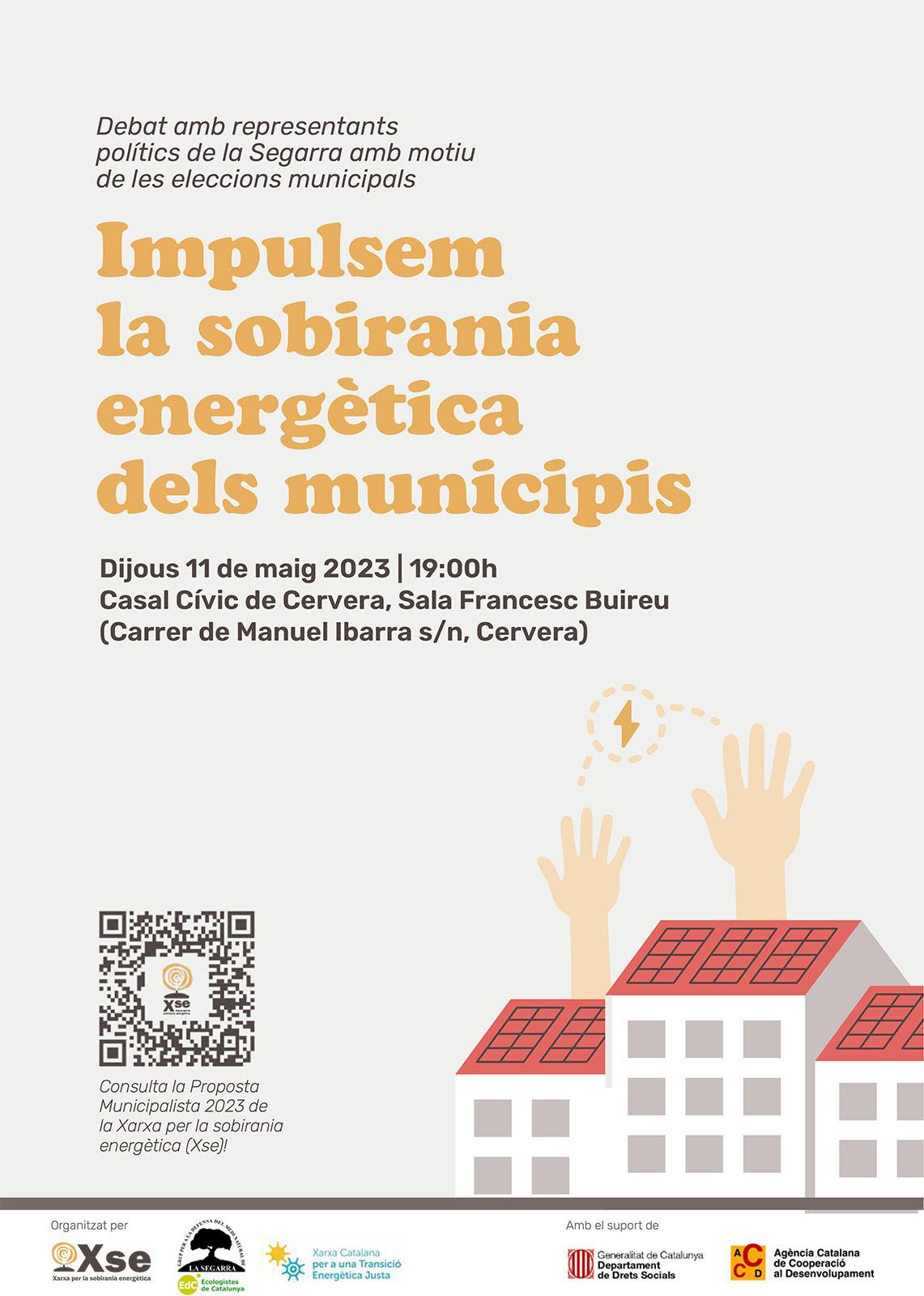 cartell Impulsem la sobirania energètica dels municipis