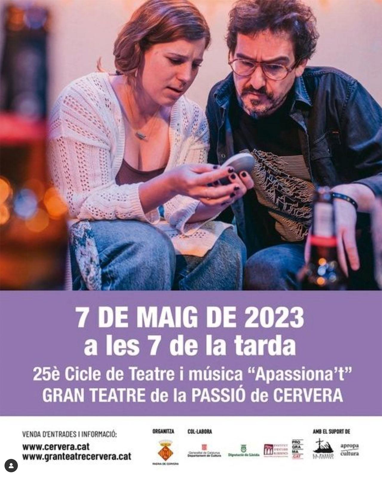 cartell Teatre 'La pell fina'