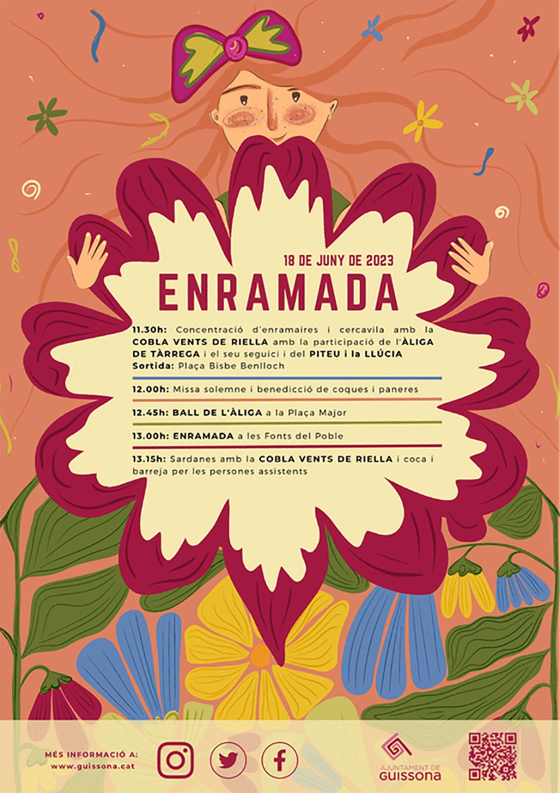 cartell Festa de l’enramada 2023