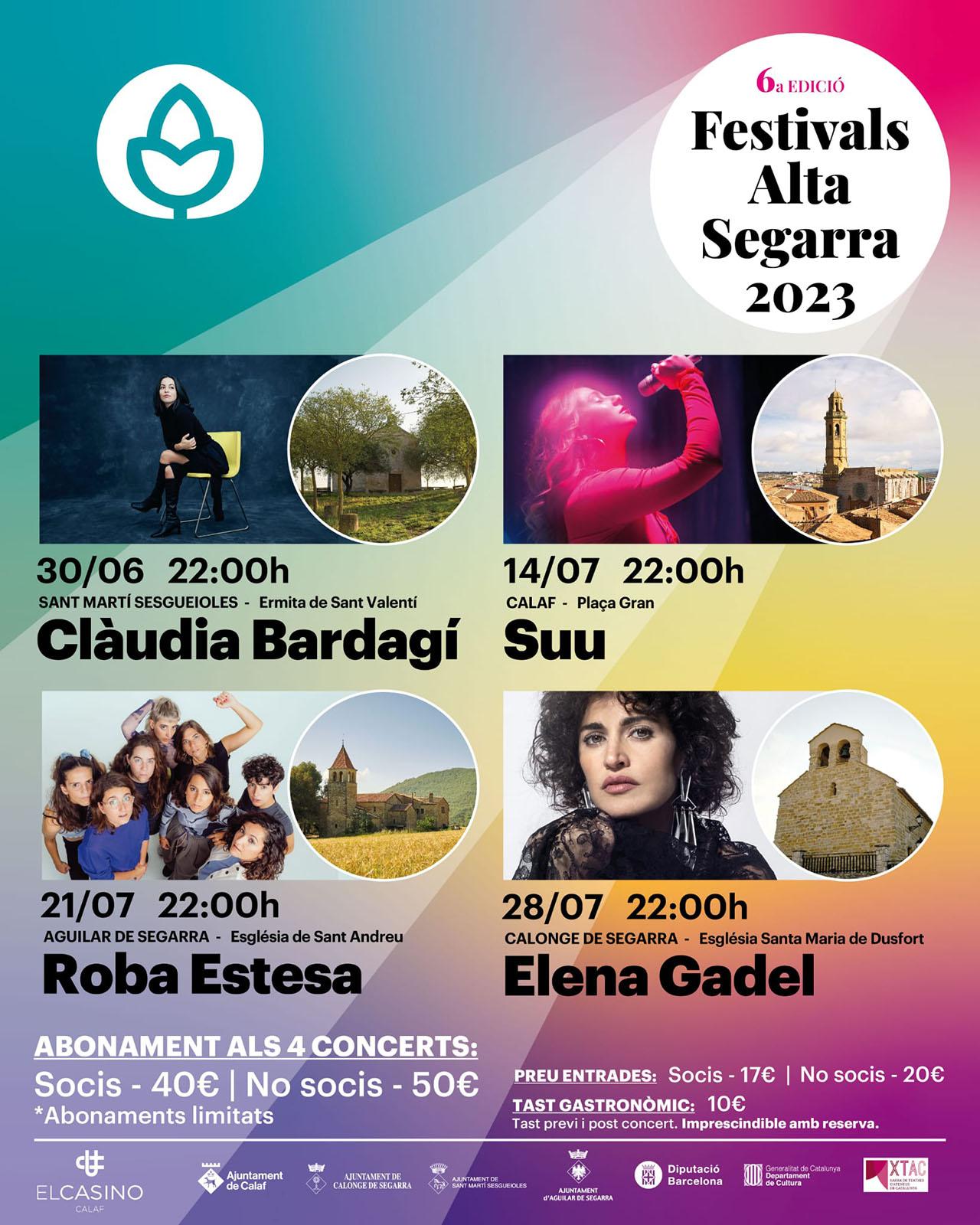 Festivals Alta Segarra 2023