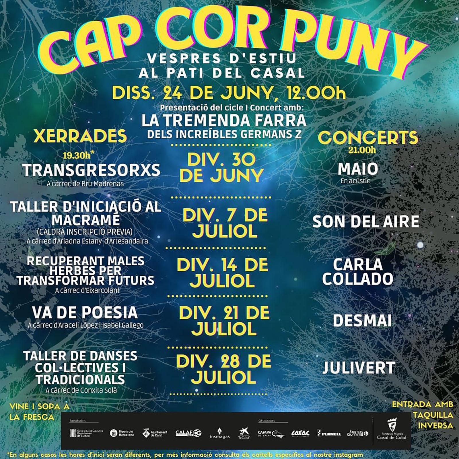 cartell Cicle 'Cap Cor Puny' 2023