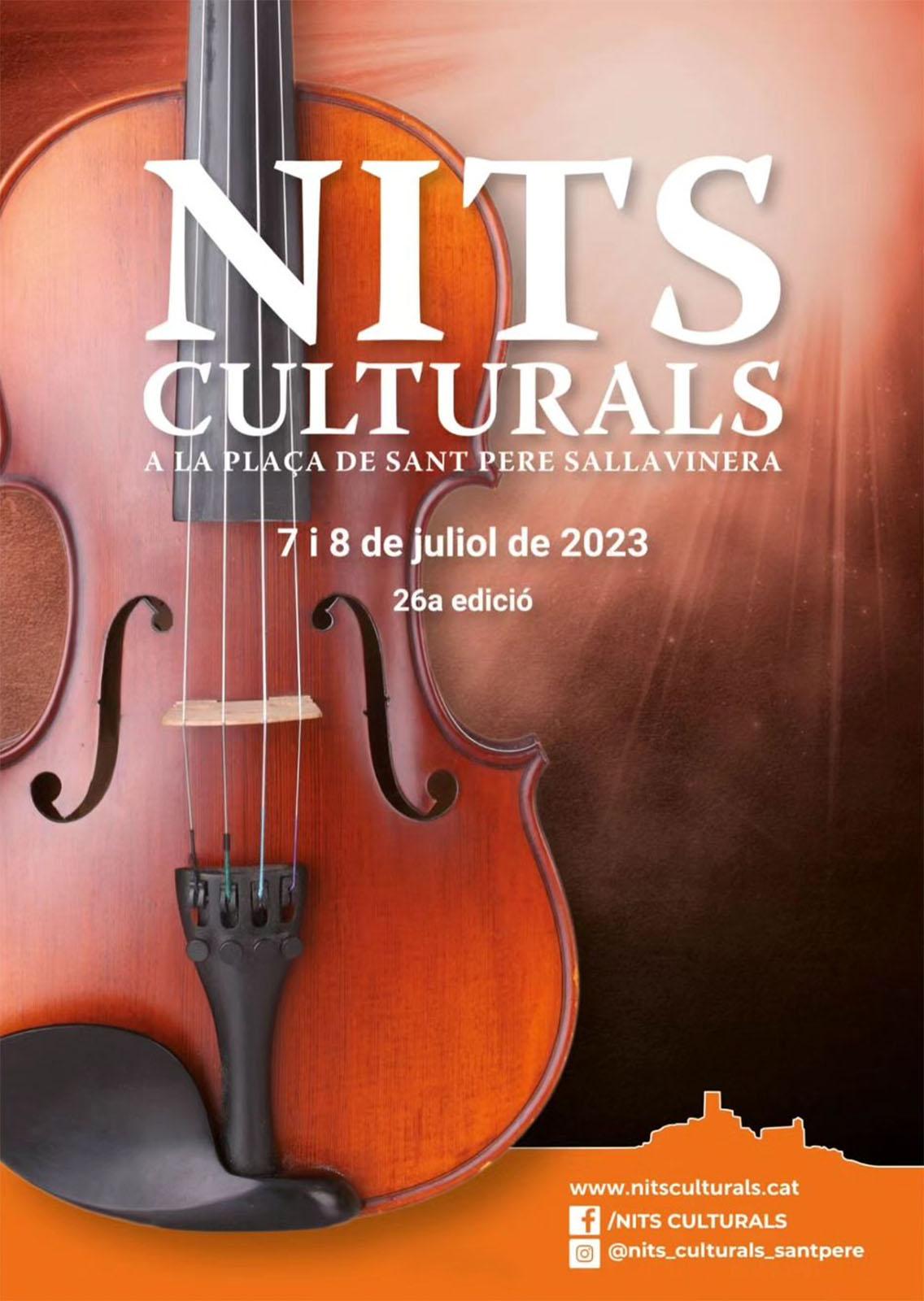 cartell 25a Nits Culturals de Sant Pere Sallavinera