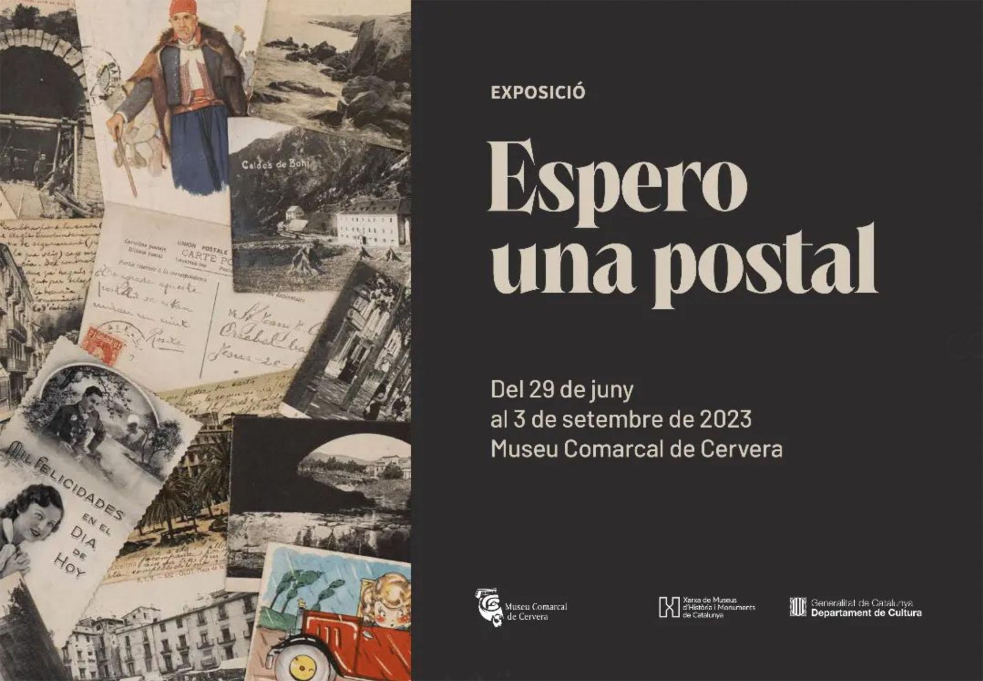 cartell Exposició 'Espero una postal'