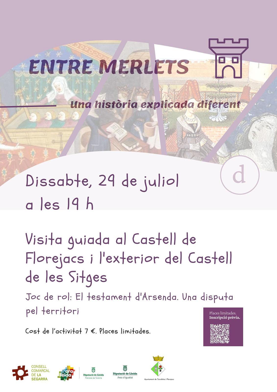 cartell Visita guiada 'Entre merlets'