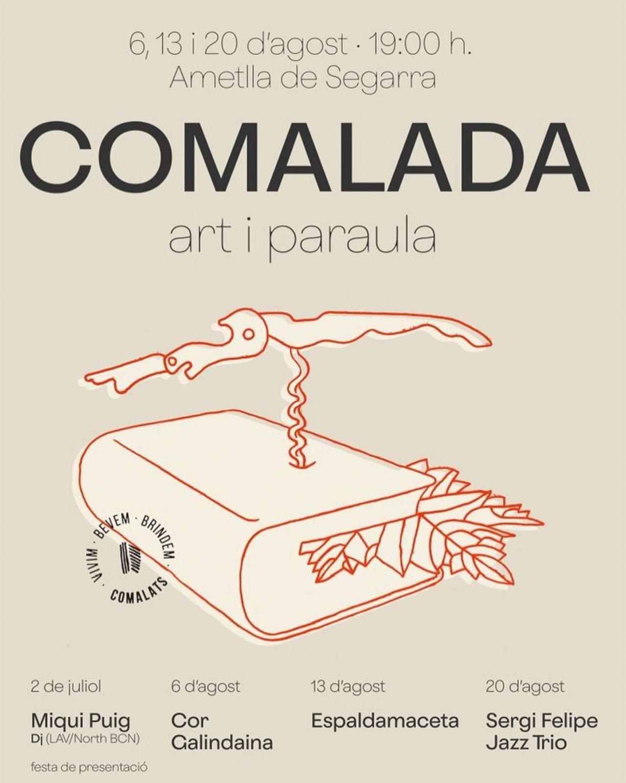 cartell Comalada Art i Paraula 2023