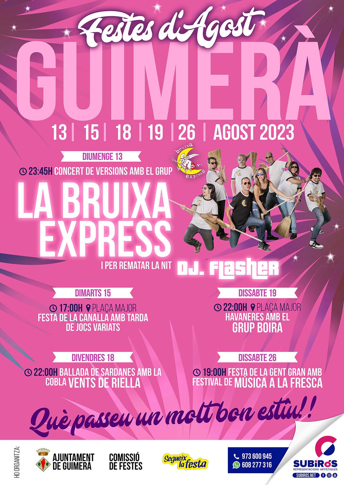 cartell Festes d'Agost de Guimerà 2023