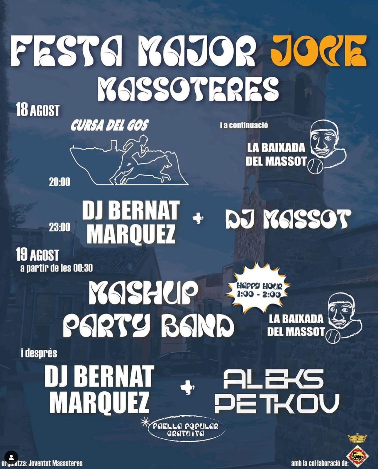 cartell Festa Major Jove de Massoteres 2023