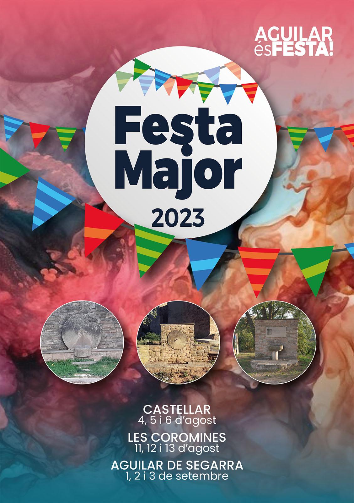cartell Festa Major d'Aguilar de Segarra 2023