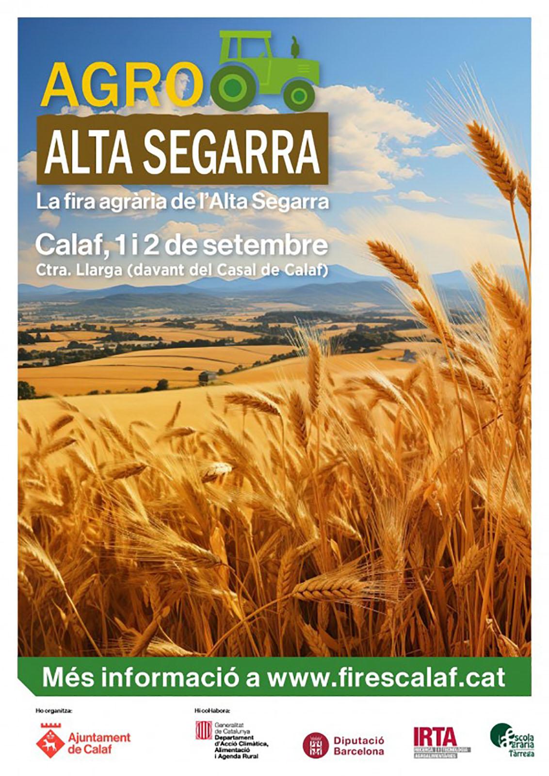 cartell Fira Agro Alta Segarra 2023