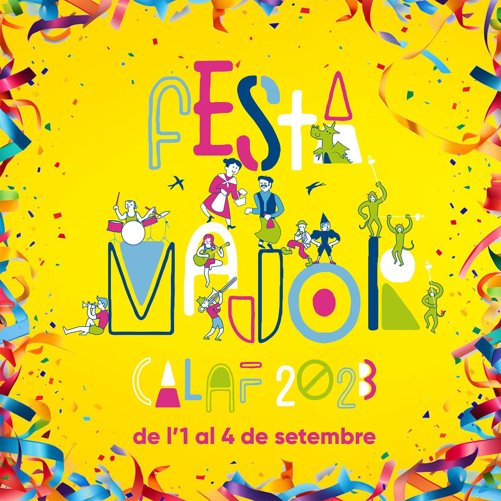 cartell Festa Major de Calaf 2023