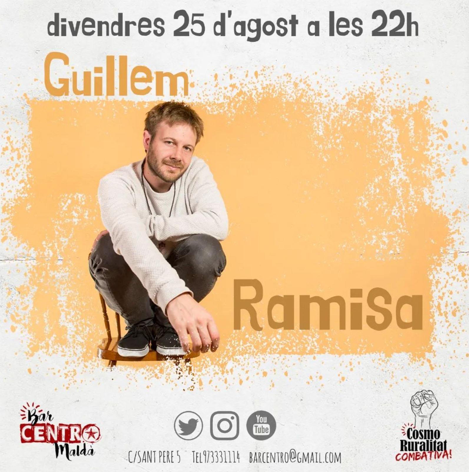 cartell Concert  amb Guillem Ramisa