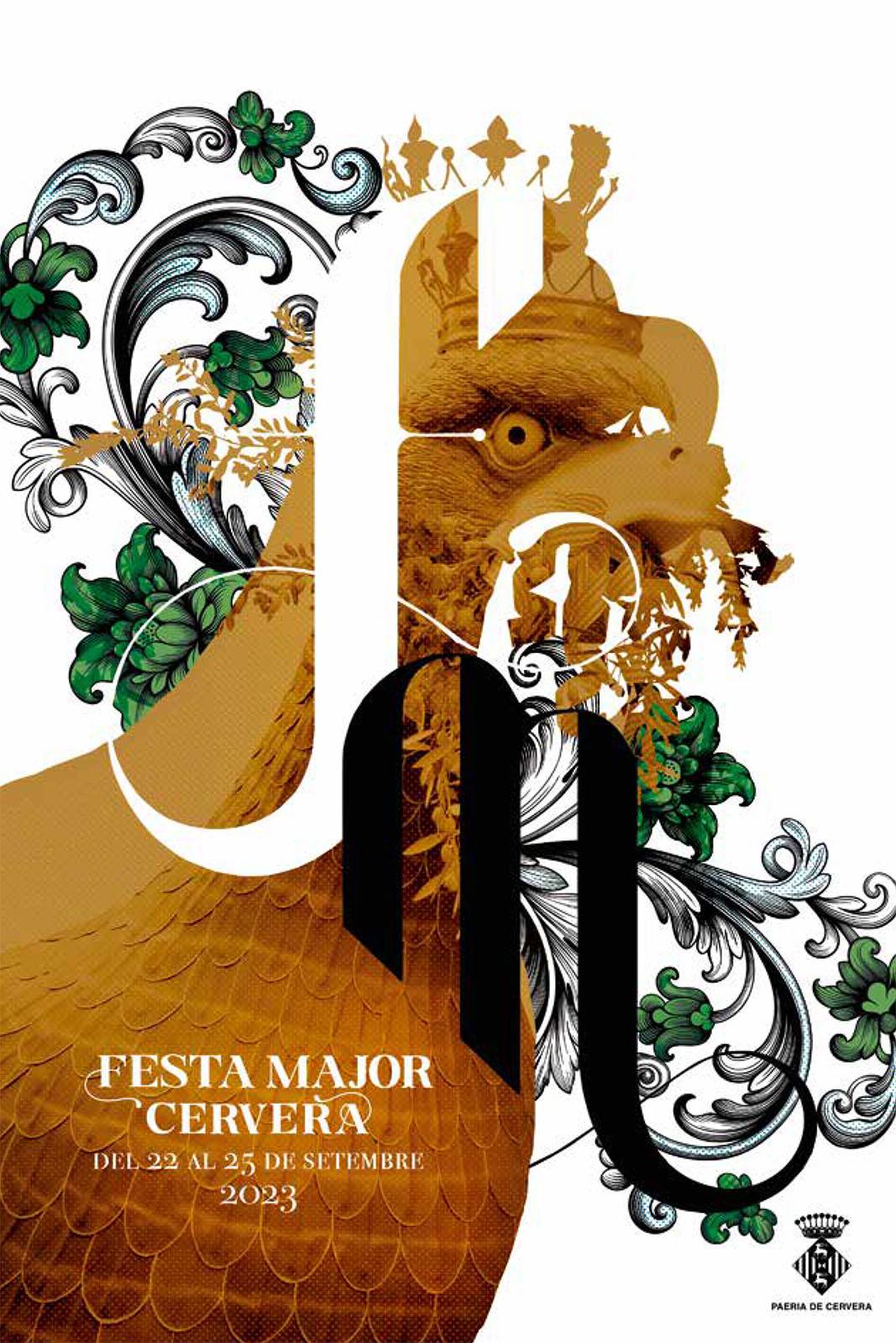 cartell Festa major del Sant Crist de Cervera 2023