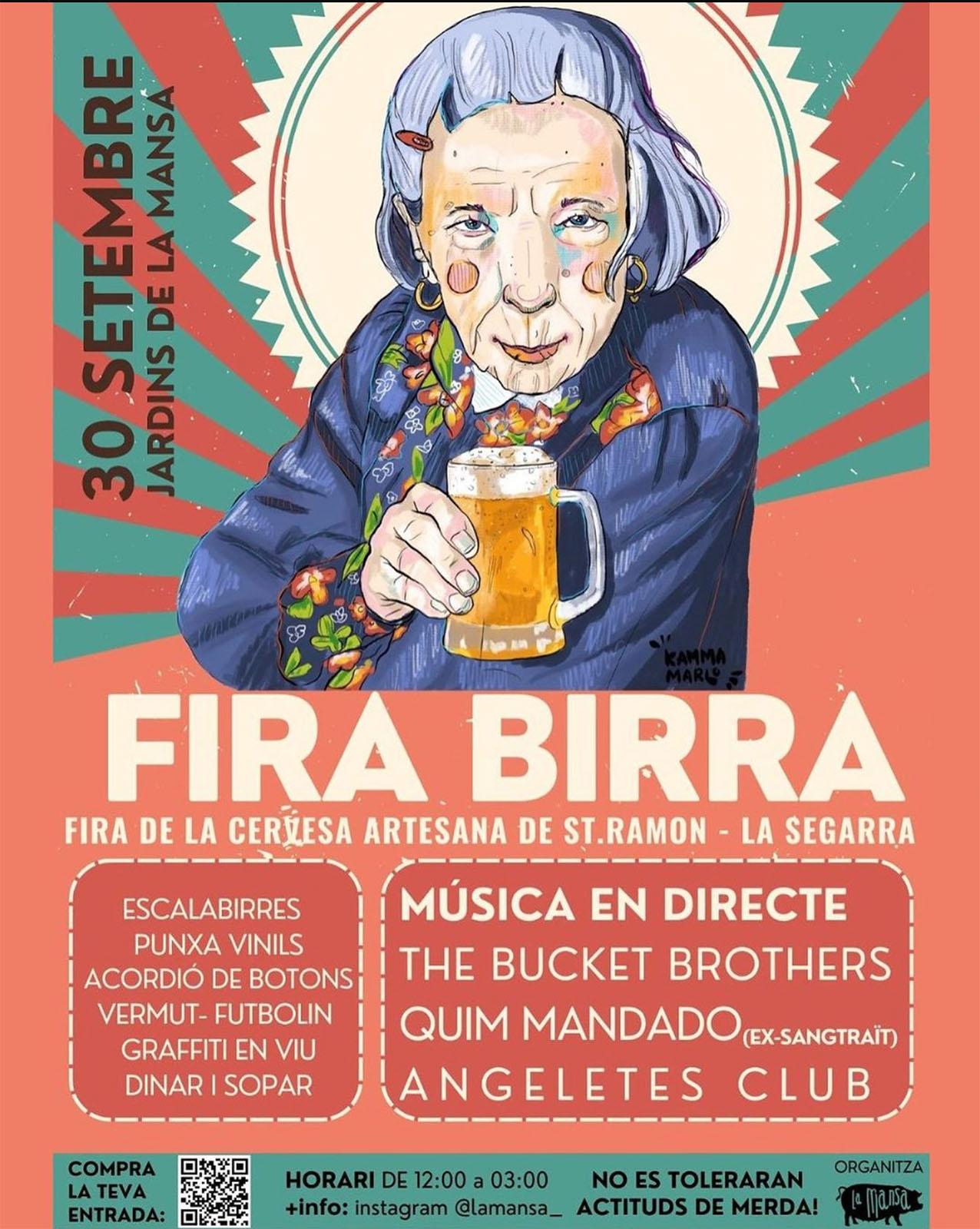 cartell Fira Birra Sant Ramon 2023