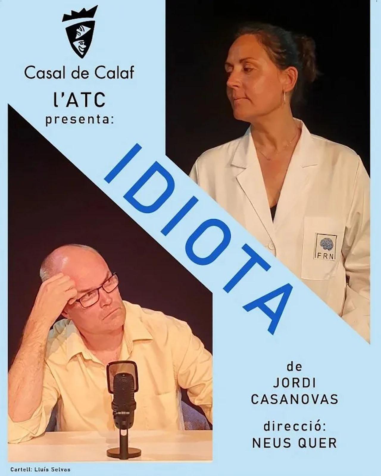 cartell Teatre 'Idiota'