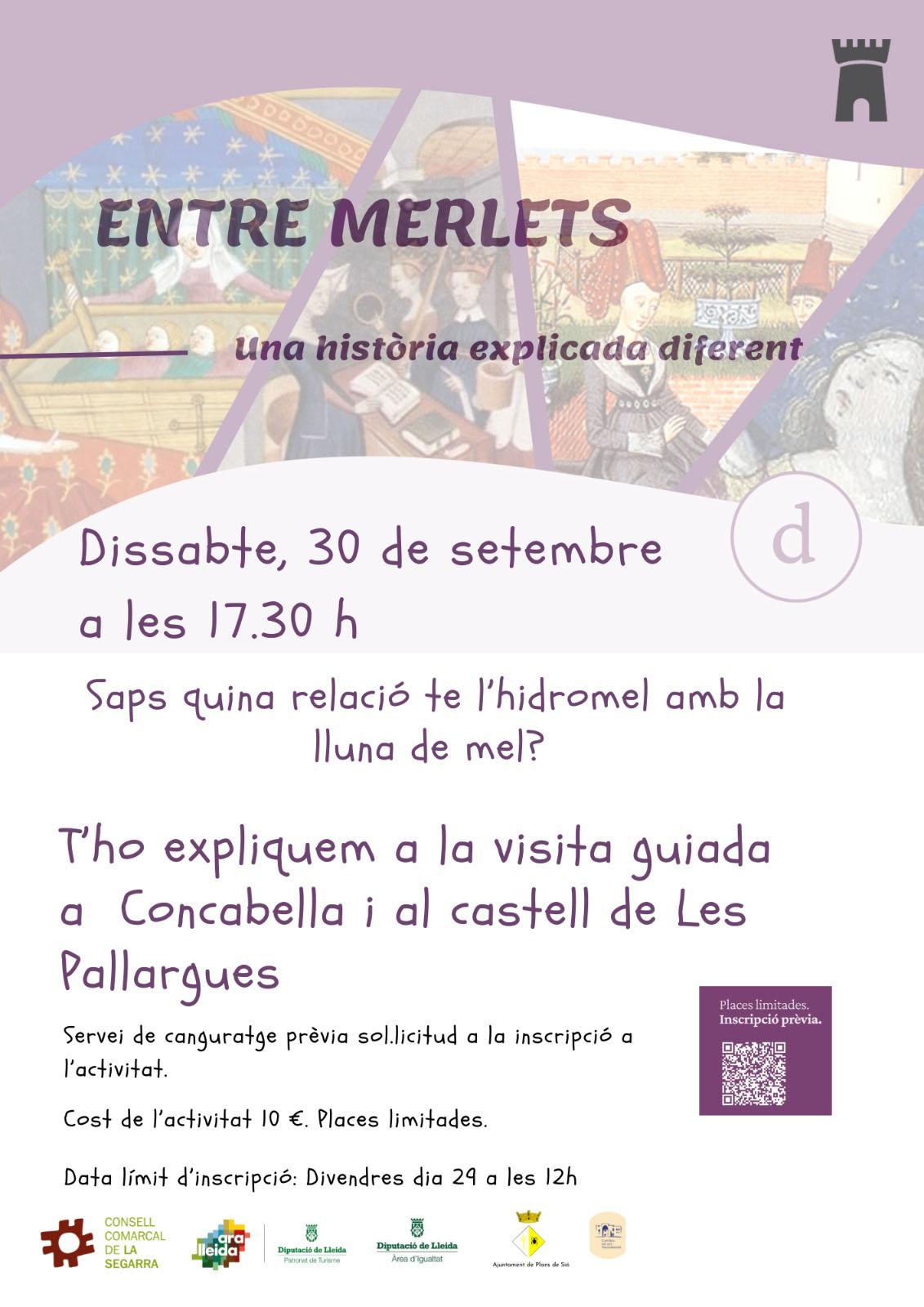 cartell Visita guiada 'Entre merlets II'