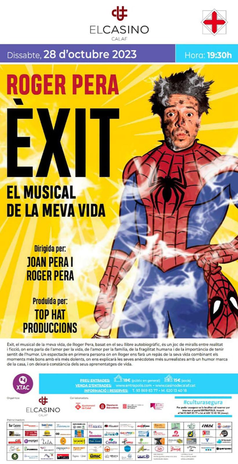 cartell Espectacle ‘Èxit, el musical de la meva vida’