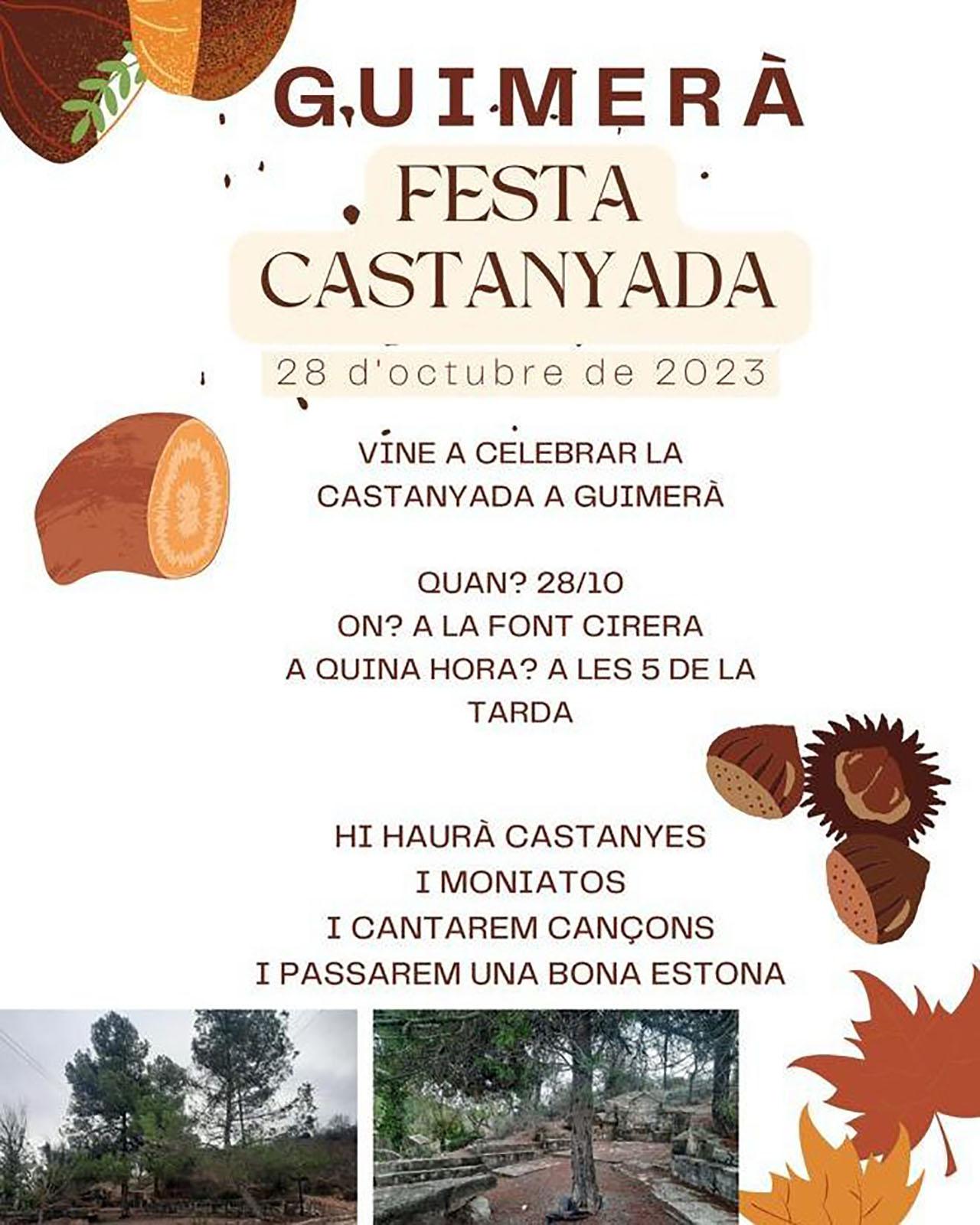 cartell Castanyada a Guimerà