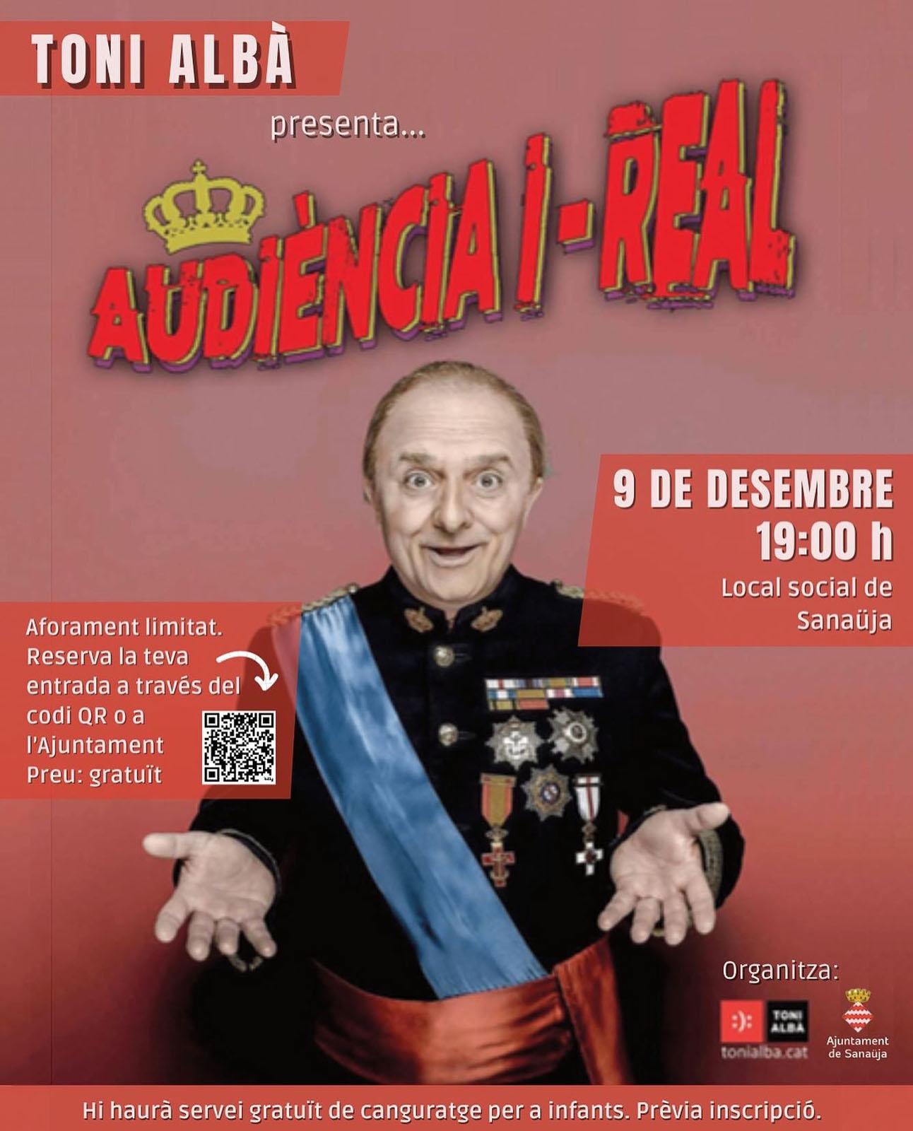 cartell Espectacle humorístic AUDIÈNCIA I-REAL