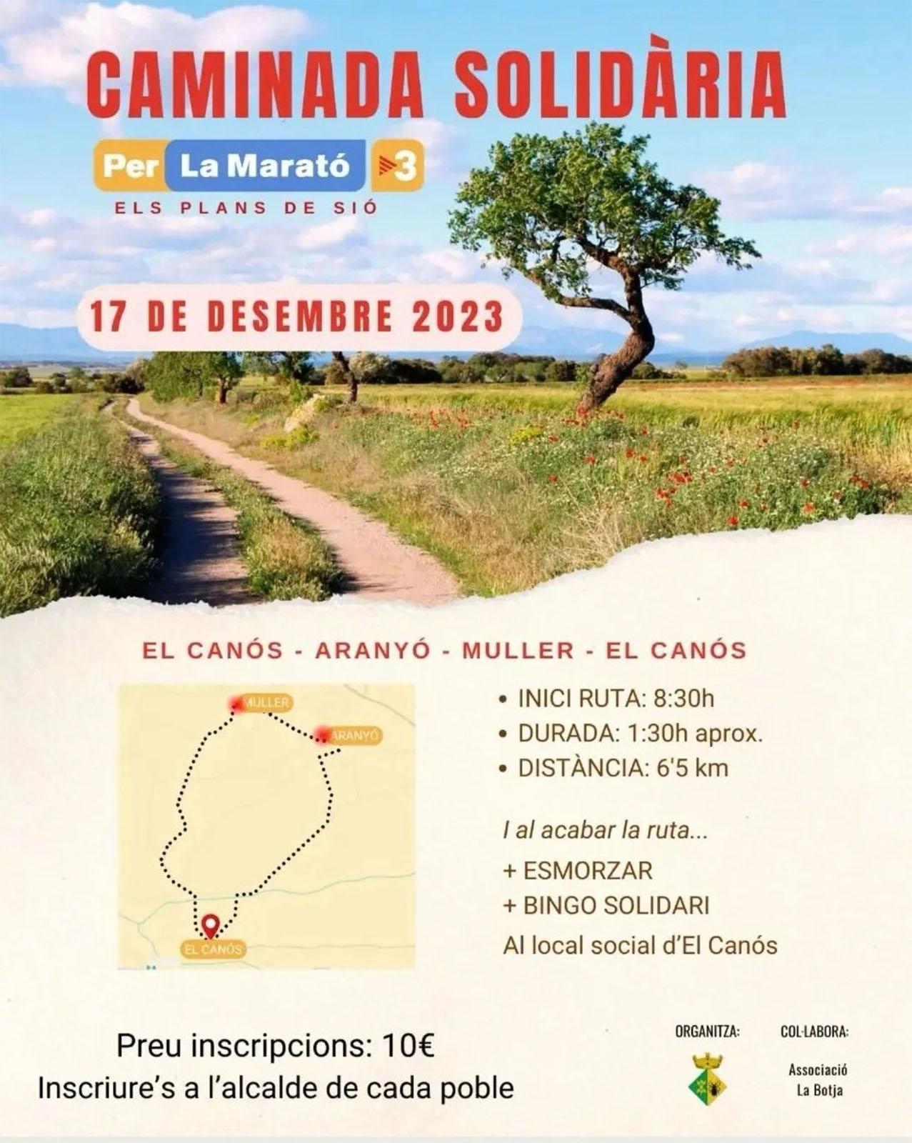 cartell Caminada per la Marató