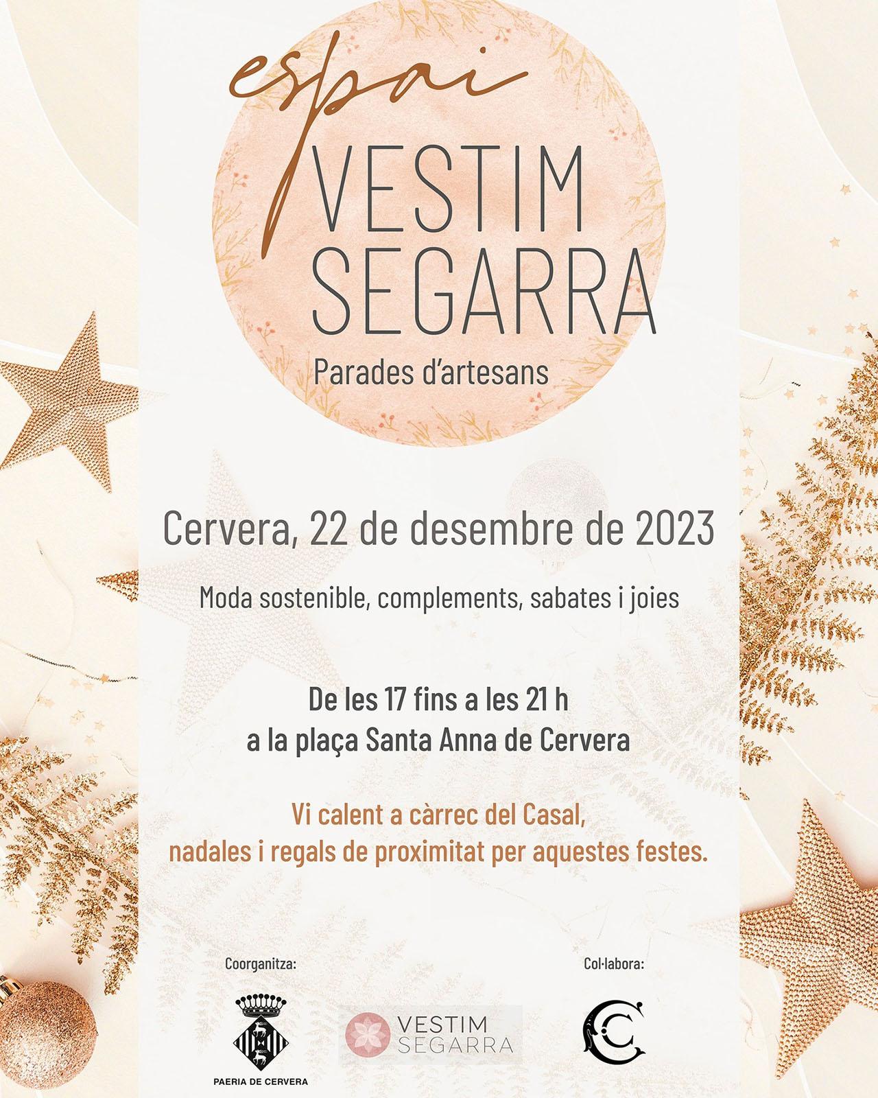 cartell Vestim Segarra Nadal