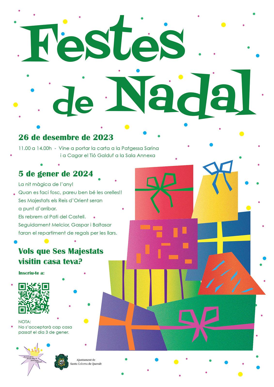 cartell Nit de Reis a Santa Coloma de Queralt 2024