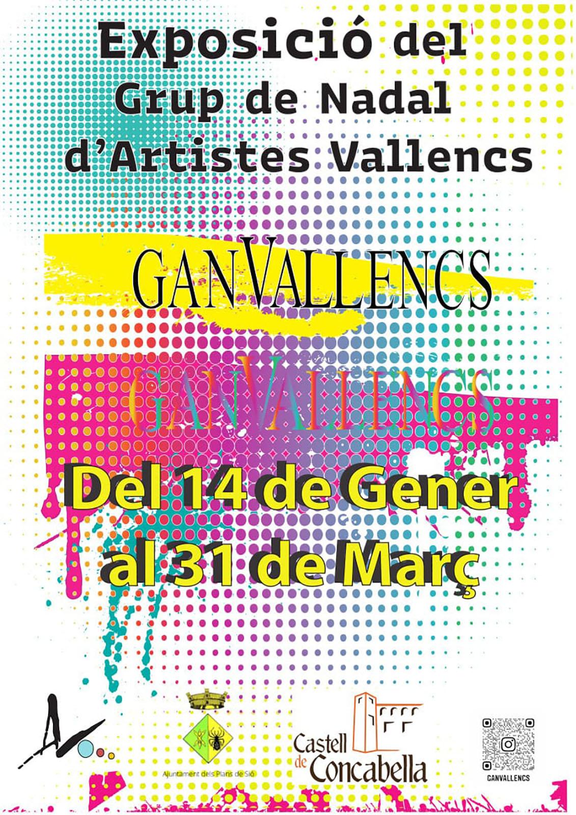 cartell Exposició col·lectiva del Grup de Nadal d’Artistes Vallencs
