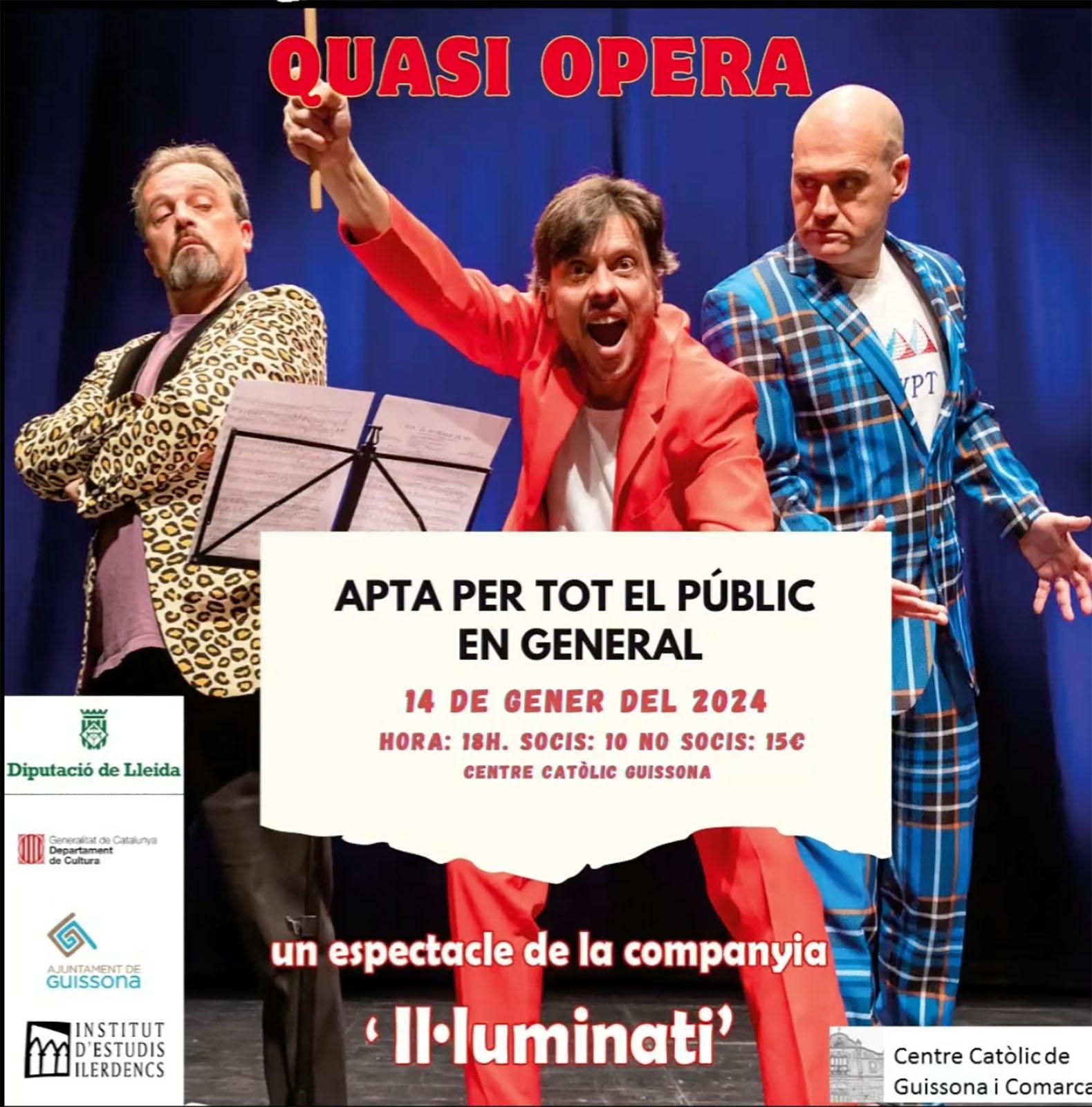 cartell Espectacle ‘Quasi Òpera’