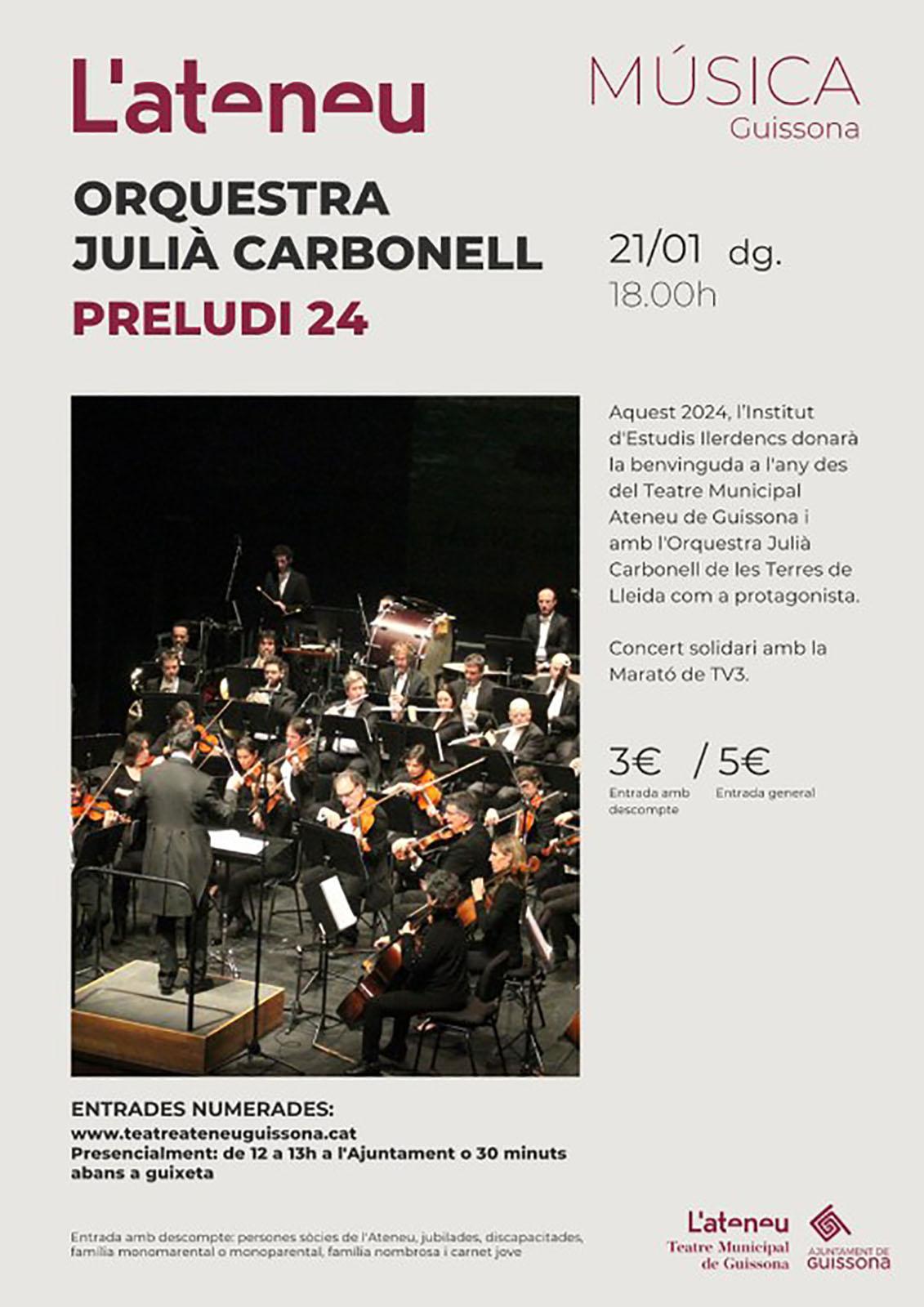 cartell Concert 'Preludi 24'