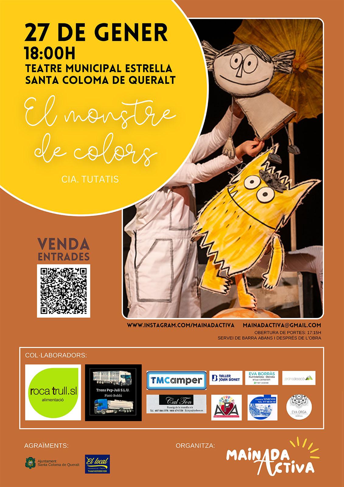 cartell Teatre 'El Monstre de Colors'