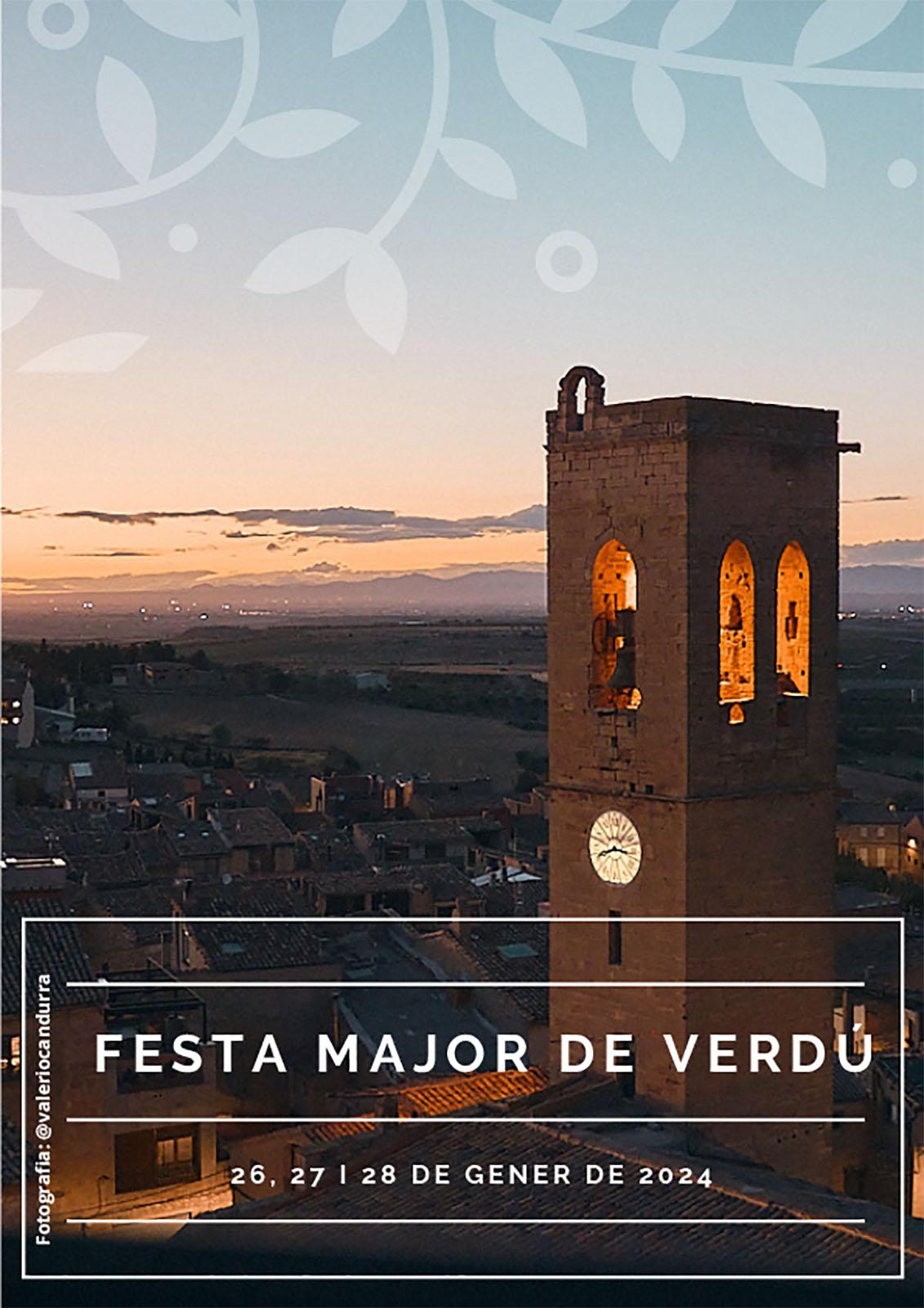 cartell Festa Major d'hivern de Verdú 2024