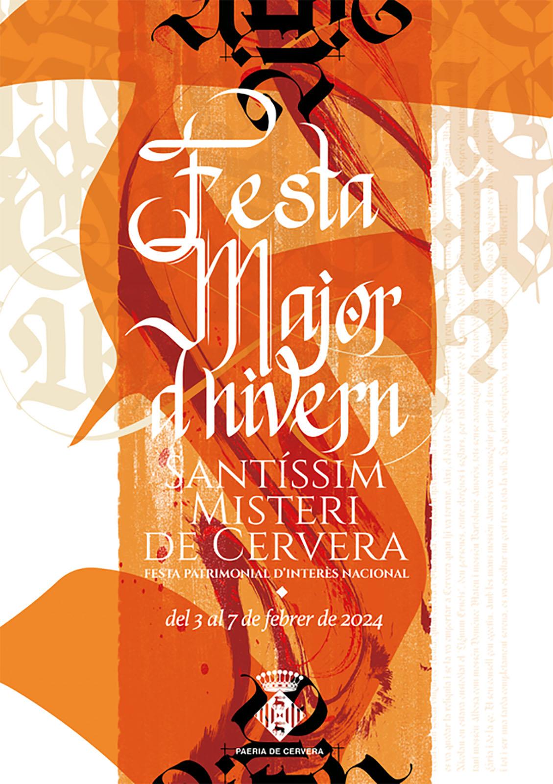 cartell Festa Major d’Hivern de Cervera 2024