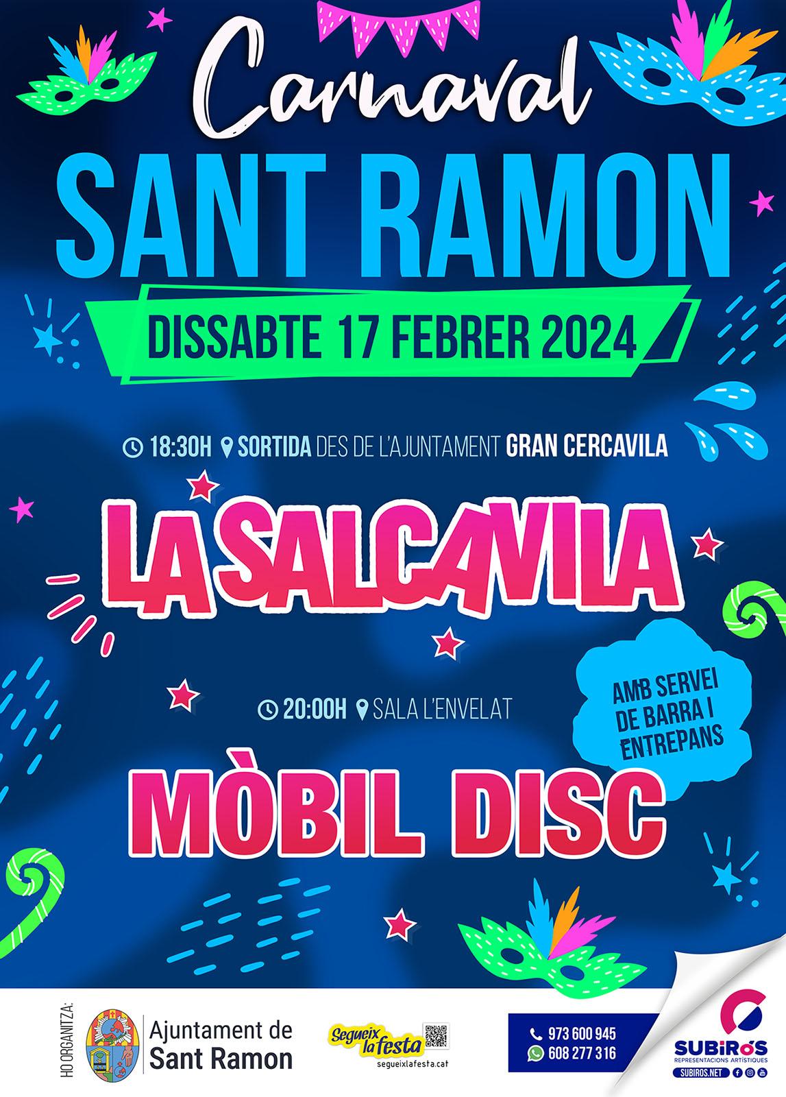 cartell Carnaval de Sant Ramon 2024
