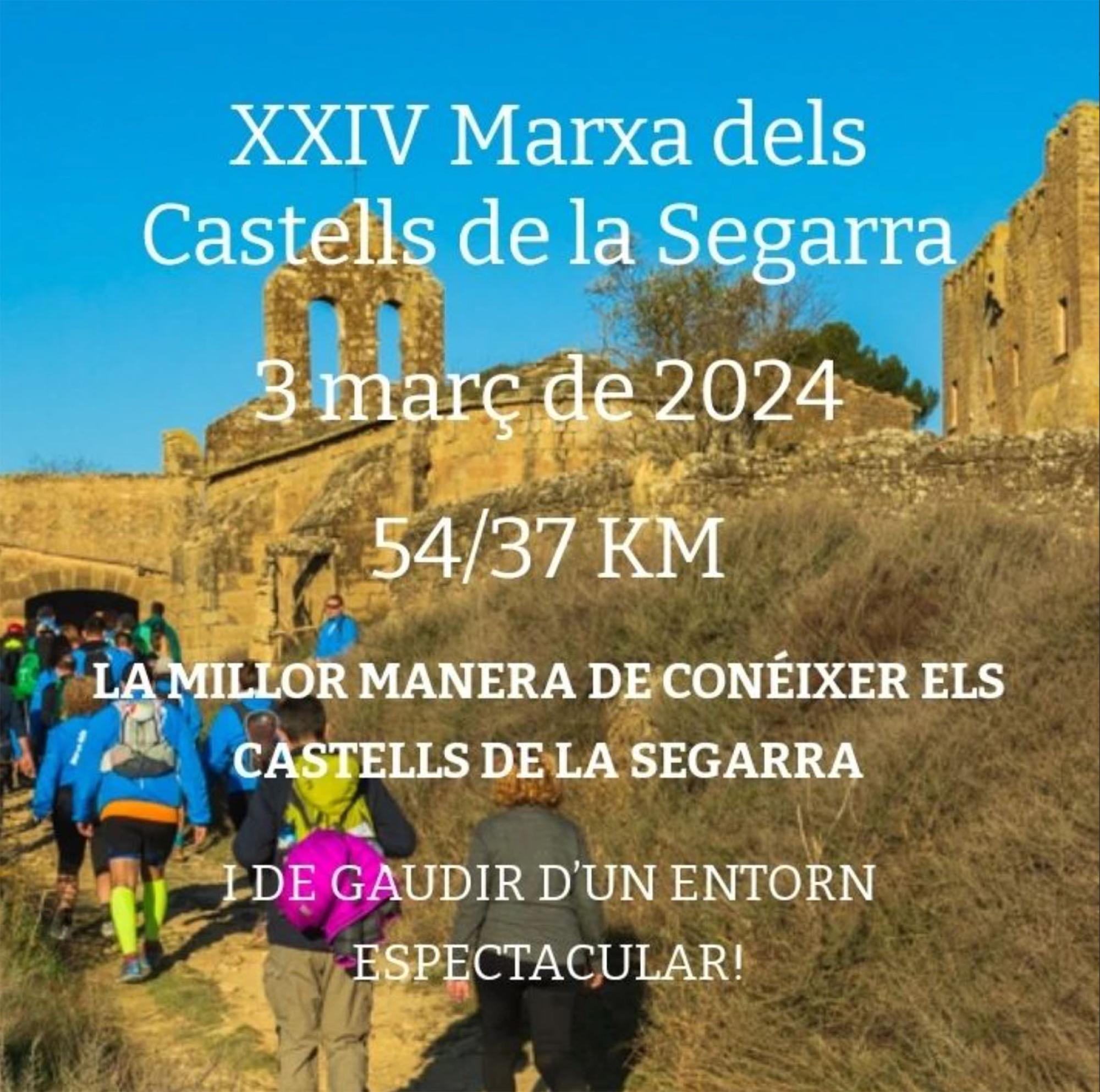 cartell XXIV Marxa dels Castells de la Segarra